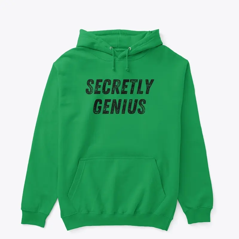 Secretly Genius (Black Text)